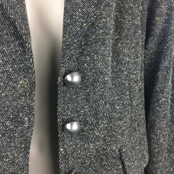 XOXO Gray Tweed Blazer Jacket - Picture 4 of 5